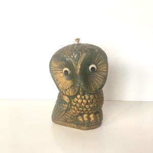 Vintage 60’s Owl Candle